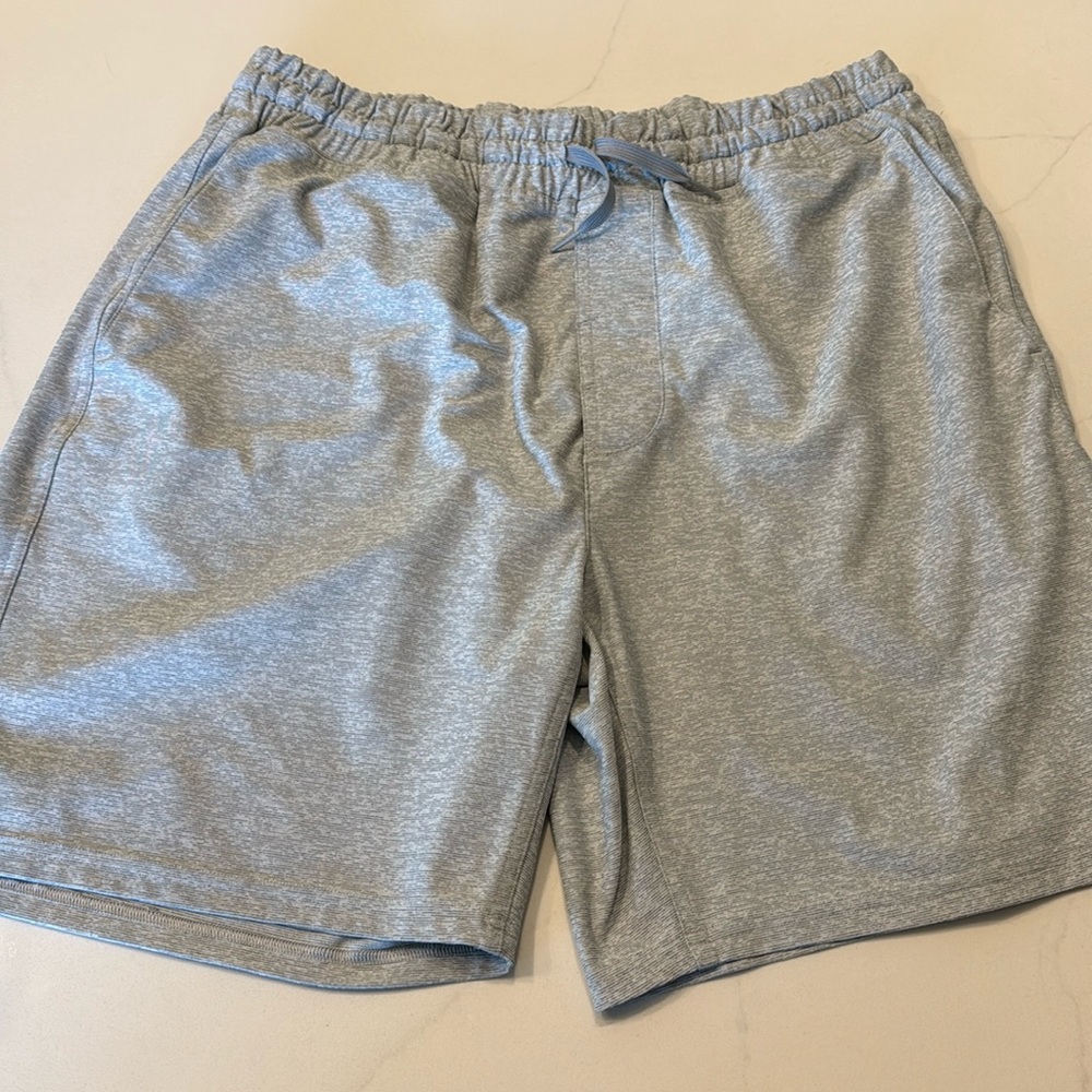 Outdoor Voices. Athleisure Shorts. Size L. Light Grey. Like new.